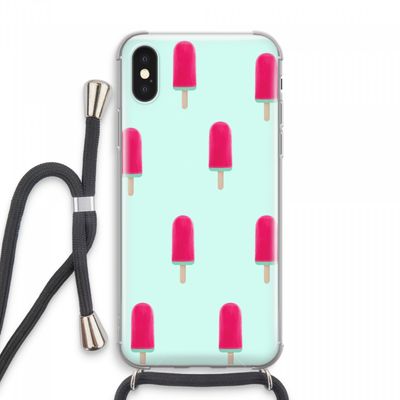 Waterijsje: iPhone XS Max Transparant Hoesje met koord