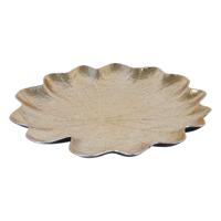 Schaal Dara goud 33x3x2cm Schaal Dara goud 33x3x2cm