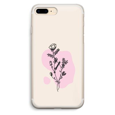 Roses are red: iPhone 7 Plus Transparant Hoesje