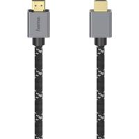 Hama 00200504 HDMI-kabel HDMI Aansluitkabel HDMI-A-stekker, HDMI-A-stekker 2.00 m Grijs, Zwart 8K UHD