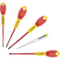 Set van 5 schroevendraaiers - STANLEY FATMAX - XTHT0-62692 - Slank geïsoleerd 1000V - Elektricien + Phillips + Tester