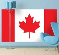 Sticker vlag Canada