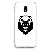 Angry Bear (white): Samsung Galaxy J3 (2017) Transparant Hoesje