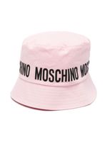 Moschino Kids t-shirt à logo texturé - Rose - thumbnail