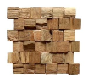 Stabigo Wood panels 09 5x5 houtpaneel 30x30 cm bruin mat