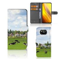 Xiaomi Poco X3 | Poco X3 Pro | Telefoonhoesje | Met pasjeshouder | Koeien Xiaomi Poco X3 | Poco X3 Pro | Telefoonhoesje | Met pasjeshouder | Koeien
