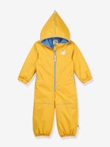 Waterdichte licht gewatteerde jumpsuit voor kinderen PIKKUMINI FINKID geel