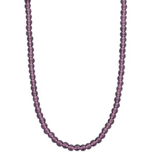 TI SENTO-Milano 3916PU Ketting zilver-kleursteen zilverkleurig-paars 4 mm 38-48 cm