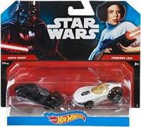 Mattel Star wars auto darth vader met princess leia