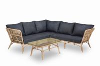 Stanley hoek loungeset bamboo look