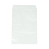 Plastic zakken met plakstrip (pe) 245 x 350 + 50 mm 50 micron