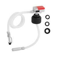 Benzine-zuigpomp - Zuigsnelheid: 12 l/min - Zuigslang lengte 57,5 cm - 4 adapters