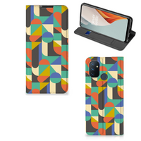 OnePlus Nord N100 Hoesje met Magneet Funky Retro - thumbnail