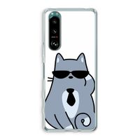 Cool cat: Sony Xperia 5 III Transparant Hoesje