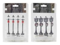 Svenska Living Lantaarnset voor kerstdorp 4-delig 10cm