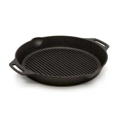 Gietijzeren grill skillet 2 handvatten 35 cm - Petromax