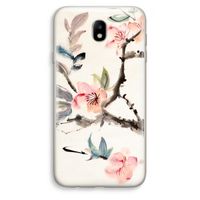 Japanse bloemen: Samsung Galaxy J7 (2017) Transparant Hoesje