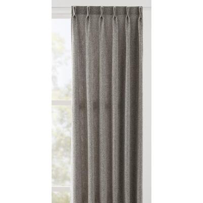 Leen Bakker - Gordijnstof Sara - Polyester - Grijs - B145 Cm
