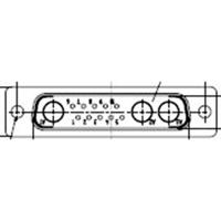 Molex 1727040013 D-sub connector Aantal polen: 13 Soldeerkelk 1 stuk(s) Box