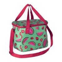 Koeltas watermeloen - groen/roze - 26x21x16 cm Koeltas watermeloen - groen/roze - 26x21x16 cm