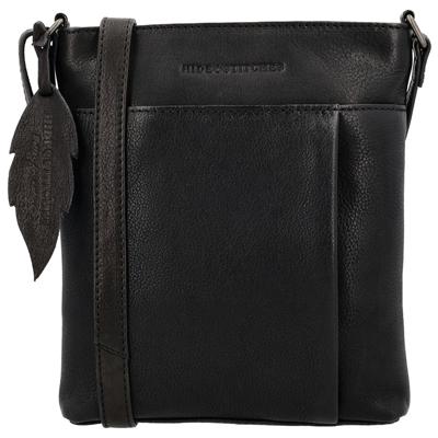 Hide & Stitches Schoudertas Earth Zwart