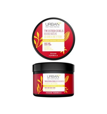 Hibiscus & shea butter twisted curls hair mask