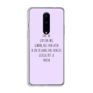 GSM: OnePlus 8 Transparant Hoesje