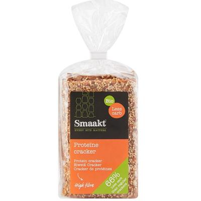 Smaakt Less Carb Bio Proteïne Crackers (200 gr)