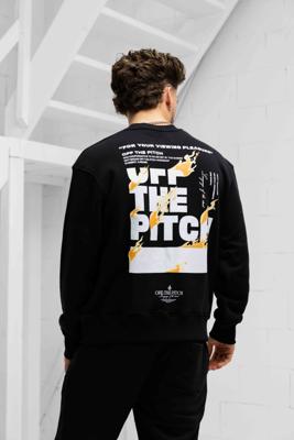 Off The Pitch Lit Sweater Heren Zwart - Maat L - Kleur: Zwart | Soccerfanshop