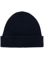 Paul Smith rib knit hat - Bleu