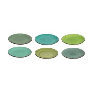 Studio Tavola Ontbijtborden Summer Green ø 19 cm - 6 stuks