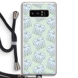 Octopussen: Samsung Galaxy Note 8 Transparant Hoesje met koord