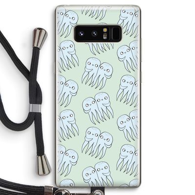 Octopussen: Samsung Galaxy Note 8 Transparant Hoesje met koord