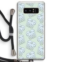 Octopussen: Samsung Galaxy Note 8 Transparant Hoesje met koord