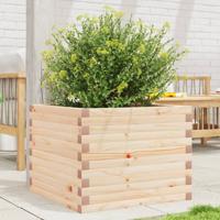 VidaXL Plantenbak 60x60x45,5 cm massief grenenhout