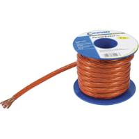 Conrad Components 607341 Massakabel 1 x 25 mm² Rood, Transparant 5 m