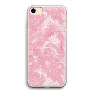 Abstract Painting Pink: iPhone 7 Transparant Hoesje