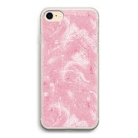 Abstract Painting Pink: iPhone 7 Transparant Hoesje