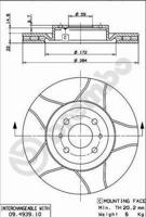 Brembo Remschijven 09.4939.75