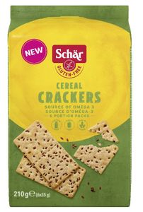 Schar Cereal Crackers Lijnzaad Glutenvrij
