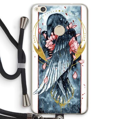 Golden Raven: Huawei Ascend P8 Lite (2017) Transparant Hoesje met koord