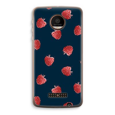 Framboosjes: Motorola Moto Z Force Transparant Hoesje