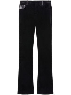 PUCCI pantalon droit à imprimé Marmo - Noir