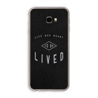 To be lived: Samsung Galaxy J4 Plus Transparant Hoesje