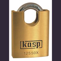 Kasp K12550XD Hangslot 50 mm Verschillend sluitend Goud-geel Sleutelslot - thumbnail