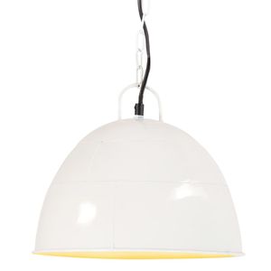 VidaXL Hanglamp industrieel vintage rond 25 w e27 31 cm wit