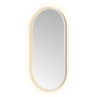 Hotbath &More Mirrors Oval LED Badkamerspiegel - Ovaal - 80 x 40 cm - RVS 316