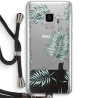 Simple leaves: Samsung Galaxy S9 Transparant Hoesje met koord