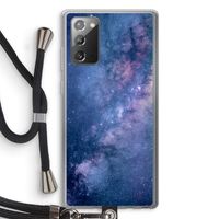 Nebula: Samsung Galaxy Note 20 / Note 20 5G Transparant Hoesje met koord