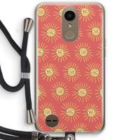 Zon: LG K10 (2017) Transparant Hoesje met koord